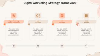 Digital Marketing Strategy Framework In Powerpoint And Google Slides Cpb