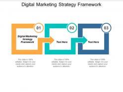 Digital marketing strategy framework ppt powerpoint presentation visual cpb