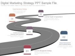 Digital marketing strategy ppt sample file