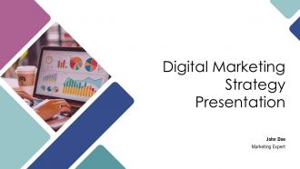 Digital Marketing Strategy Presentation PPT Structure AT