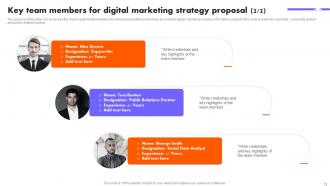 Digital Marketing Strategy Proposal Powerpoint Presentation Slides Captivating Attractive
