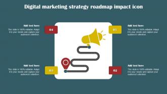 Digital Marketing Strategy Roadmap Impact Icon