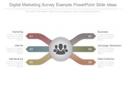 Digital Marketing Survey Example Powerpoint Slide Ideas