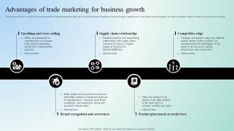 Digital Marketing Techniques Advantages Of Trade Marketing For Business Strategy SS V
