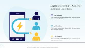 Digital Marketing To Generate Incoming Leads Icon