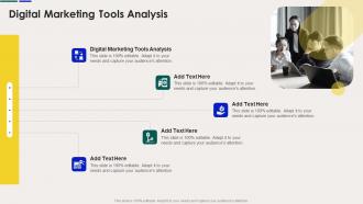 Digital Marketing Tools Analysis In Powerpoint And Google Slides Cpb