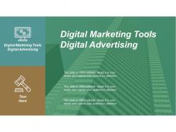 Digital marketing tools digital advertising ppt powerpoint presentation inspiration brochure cpb