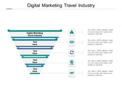 Digital marketing travel industry ppt powerpoint presentation model slideshow cpb