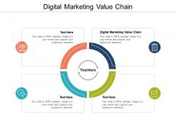 Digital marketing value chain ppt powerpoint presentation layouts demonstration cpb
