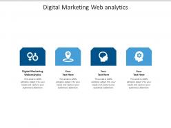 Digital marketing web analytics ppt powerpoint presentation outline graphics pictures cpb