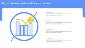 Digital Marketing Web Traffic Bounce Rate Icon