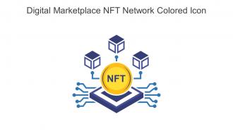 Digital Marketplace NFT Network Colored Icon In Powerpoint Pptx Png And Editable Eps Format