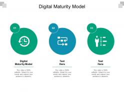 Digital maturity model ppt powerpoint presentation portfolio templates cpb