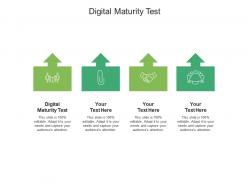 Digital maturity test ppt powerpoint presentation layouts deck cpb