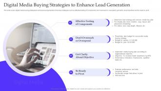 Digital Media Buying Strategies To Enhance Lead Generation