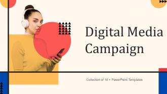 Digital Media Campaign Powerpoint PPT Template Bundles