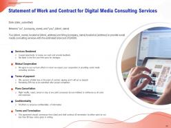 Digital media consulting proposal powerpoint presentation slides