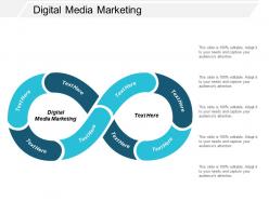 Digital media marketing ppt powerpoint presentation infographic template visuals cpb