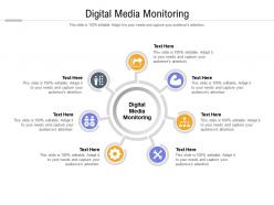 Digital media monitoring ppt powerpoint presentation layouts ideas cpb