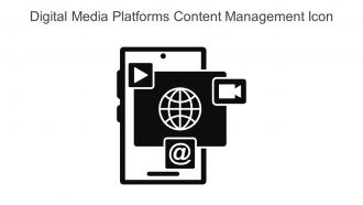 Digital Media Platforms Content Management Icon In Powerpoint Pptx Png And Editable Eps Format