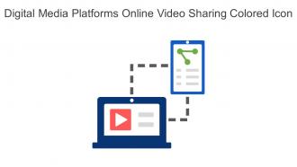Digital Media Platforms Online Video Sharing Colored Icon In Powerpoint Pptx Png And Editable Eps Format
