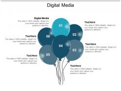 Digital media ppt powerpoint presentation slides graphics design cpb