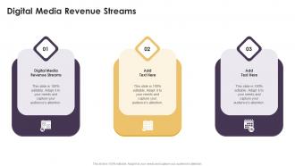 Digital Media Revenue Streams In Powerpoint And Google Slides Cpb