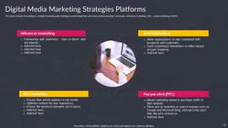 Digital Media Strategy Powerpoint Ppt Template Bundles
