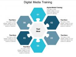 Digital media training ppt powerpoint presentation outline inspiration cpb