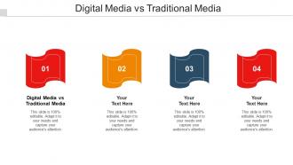 Digital Media Vs Traditional Media Ppt Powerpoint Presentation Infographic Template Guide Cpb