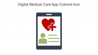 Digital Medical Care App Colored Icon In Powerpoint Pptx Png And Editable Eps Format
