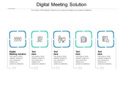 Digital meeting solution ppt powerpoint presentation inspiration background images cpb