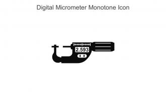 Digital Micrometer Monotone Icon In Powerpoint Pptx Png And Editable Eps Format