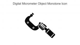 Digital Micrometer Object Monotone Icon In Powerpoint Pptx Png And Editable Eps Format