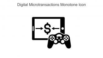 Digital Microtransactions Monotone Icon In Powerpoint Pptx Png And Editable Eps Format