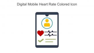 Digital Mobile Heart Rate Colored Icon In Powerpoint Pptx Png And Editable Eps Format