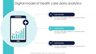 Digital Model Of Health Care Data Analytics