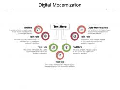 Digital modernization ppt powerpoint presentation slides layout cpb