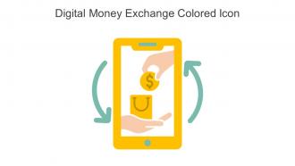 Digital Money Exchange Colored Icon In Powerpoint Pptx Png And Editable Eps Format