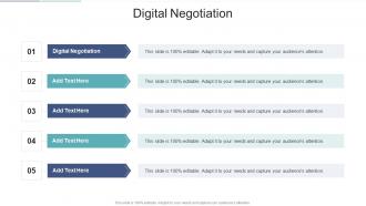Digital Negotiation In Powerpoint And Google Slides Cpb
