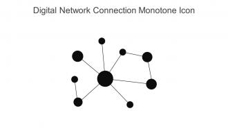 Digital Network Connection Monotone Icon In Powerpoint Pptx Png And Editable Eps Format