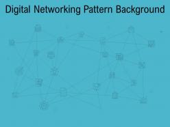 Digital networking pattern background