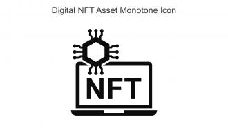 Digital NFT Asset Monotone Icon In Powerpoint Pptx Png And Editable Eps Format