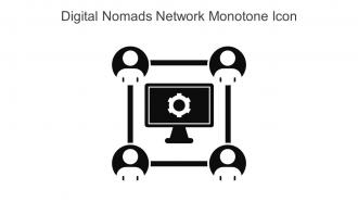 Digital Nomads Network Monotone Icon In Powerpoint Pptx Png And Editable Eps Format