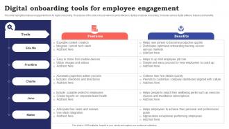 Digital Onboarding Tools For Employee Engagement