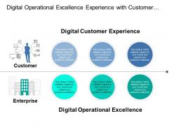 Digital operational excellence experience with customer and enterprise
