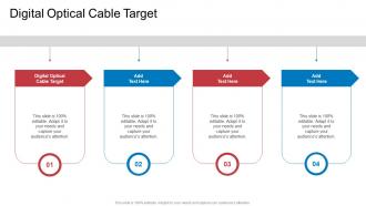 Digital Optical Cable Target In Powerpoint And Google Slides Cpb