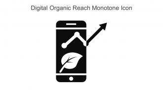 Digital Organic Reach Monotone Icon In Powerpoint Pptx Png And Editable Eps Format