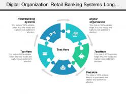 Digital organization retail banking systems long term investment cpb