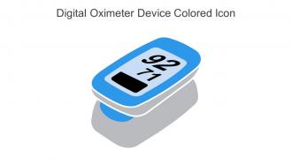 Digital Oximeter Device Colored Icon In Powerpoint Pptx Png And Editable Eps Format